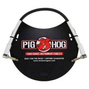 Инструментальный угловой кабель Pig Hog PH1RR 1ft 1/4" -1/4" 8mm Instrument Cable