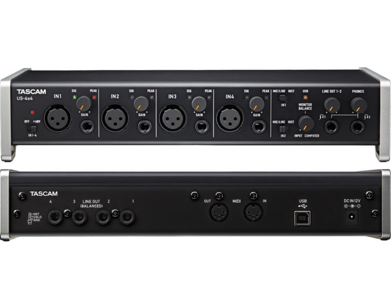 Аудиоинтерфейс Tascam US 4x4 2