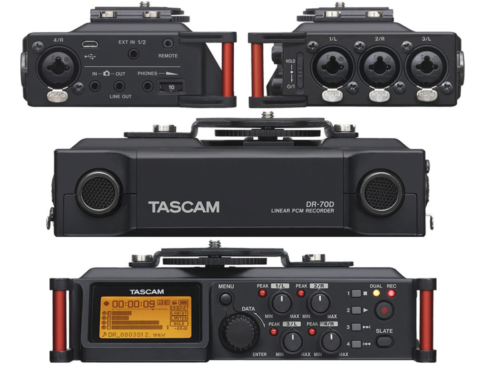 Рекордер Tascam DR-70D 3