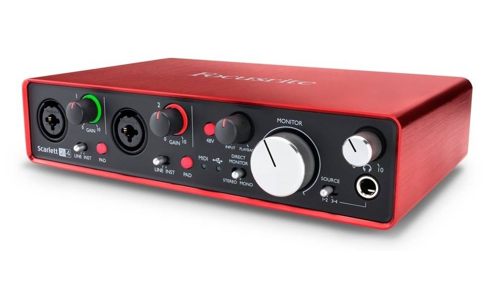 Аудиоинтерфейс Focusrite Scarlett 2i4 Gen.2