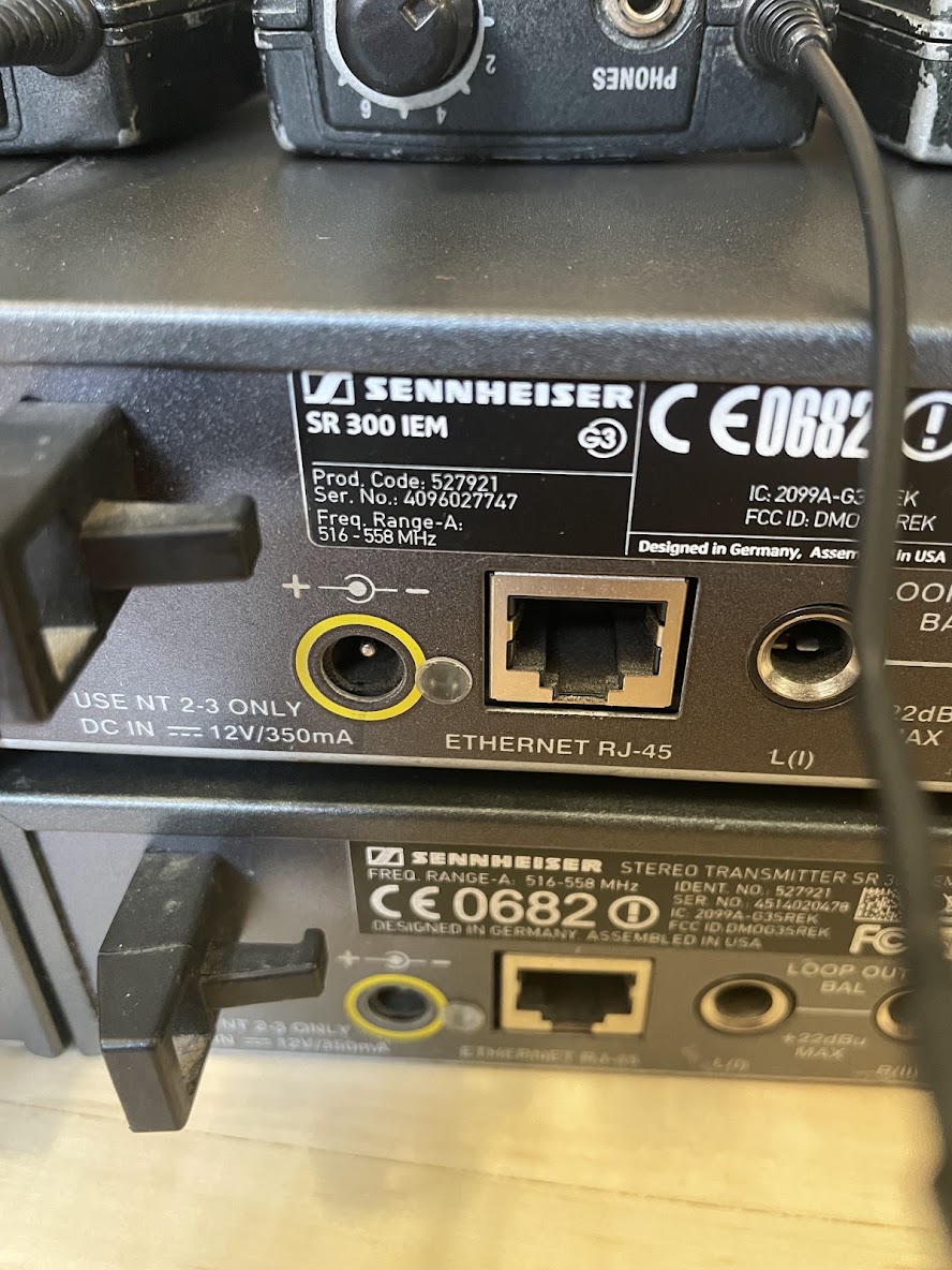 Беспроводная система мониторинга Sennheiser EW 300 IEM G3 3