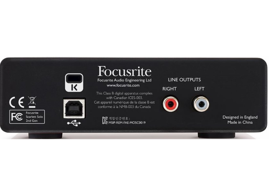 Аудиоинтерфейс Focusrite Scarlett Solo Gen. 2 2