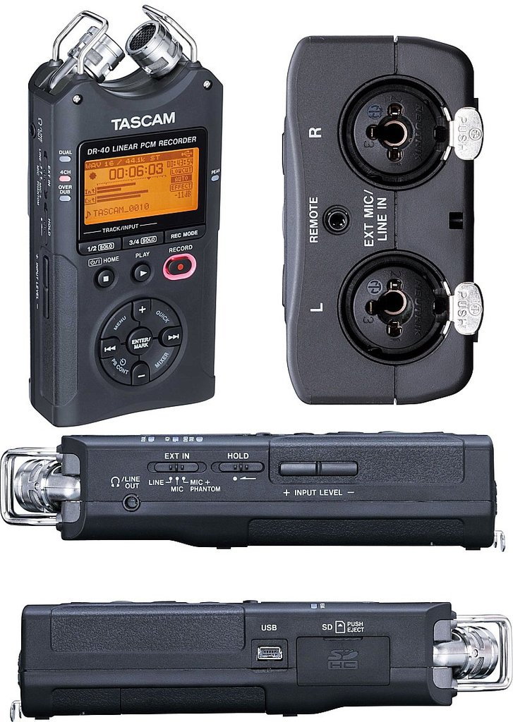 Рекордер Tascam DR 40 2