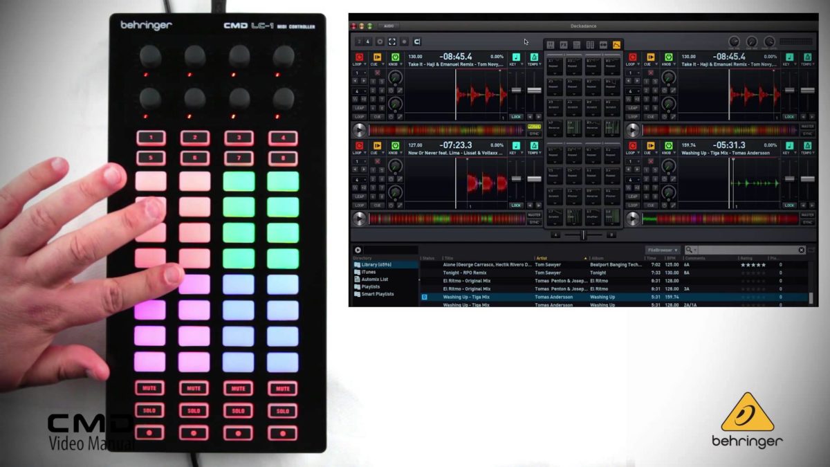 DJ-MIDI контроллер Behringer CMD LC-1 2