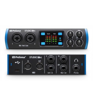 Аудиоинтерфейс PreSonus Studio 26c 2