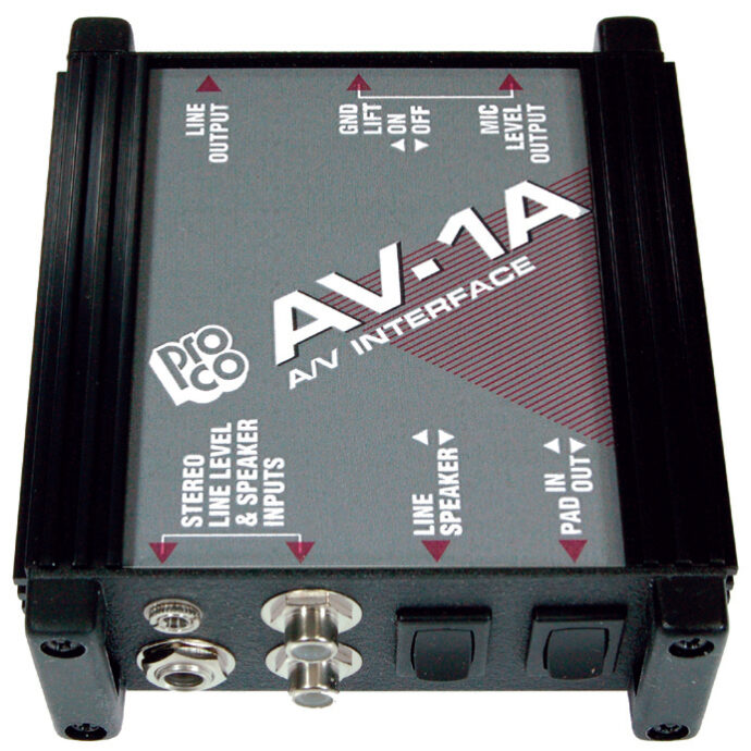 Стерео директ бокс ProCo AV-1A Audio/Video Interface