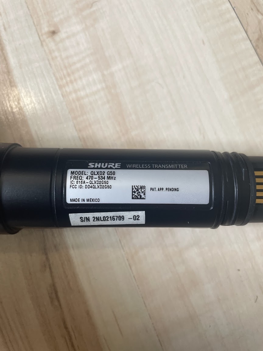 Цифровая радиосистема Shure QLXD24 SM58 3
