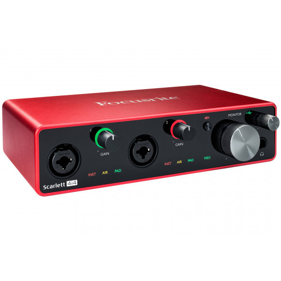 Аудиоинтерфейс Focusrite Scarlett 4i4 3rd gen