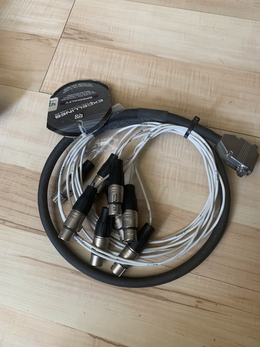 Кабель ProCo DB25 - 8 XLRm Cable 8