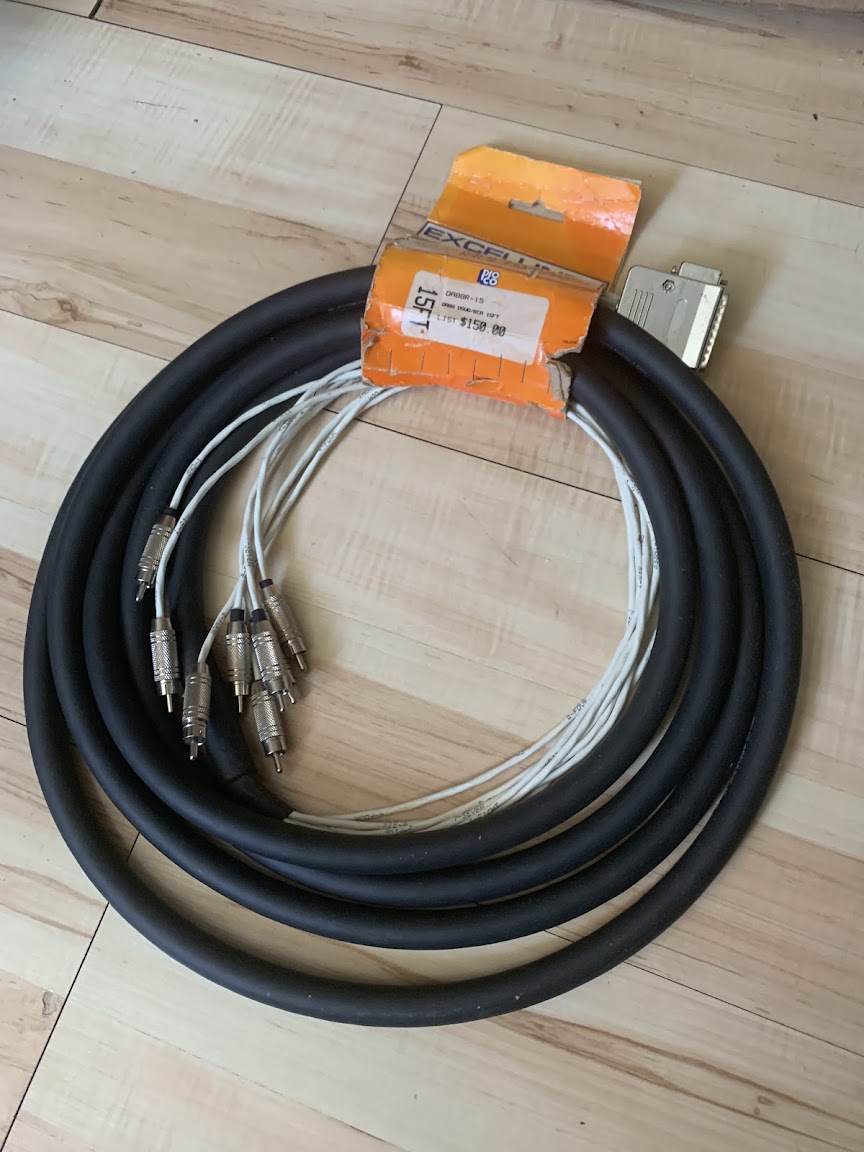 Кабель ProCo DB25 - 8 XLRm Cable 5