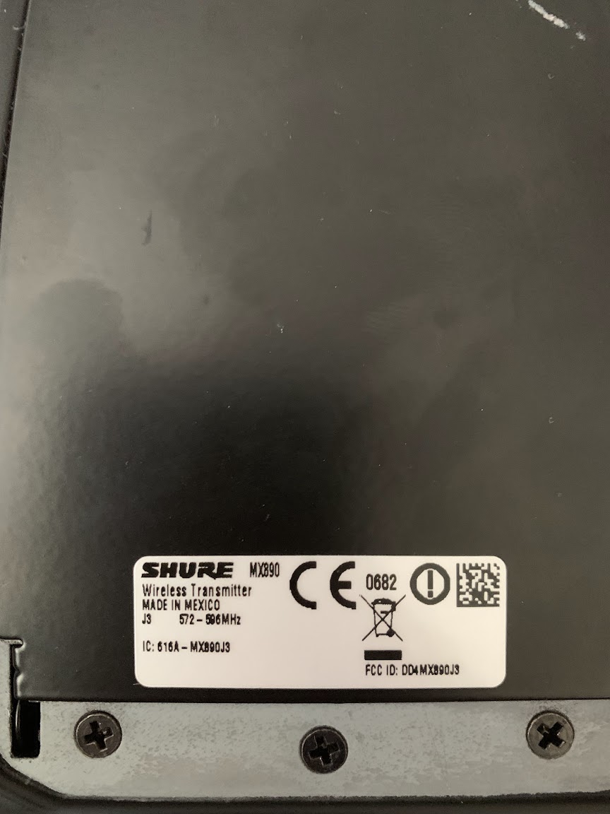 Радиосистема Shure SLX4 MX890 MX410LP/C 5