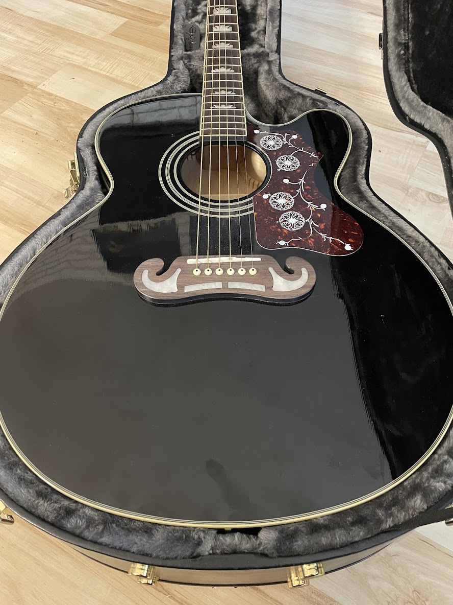 Електро-акустична гітара Epiphone EJ-200Ce Bk Gld 8