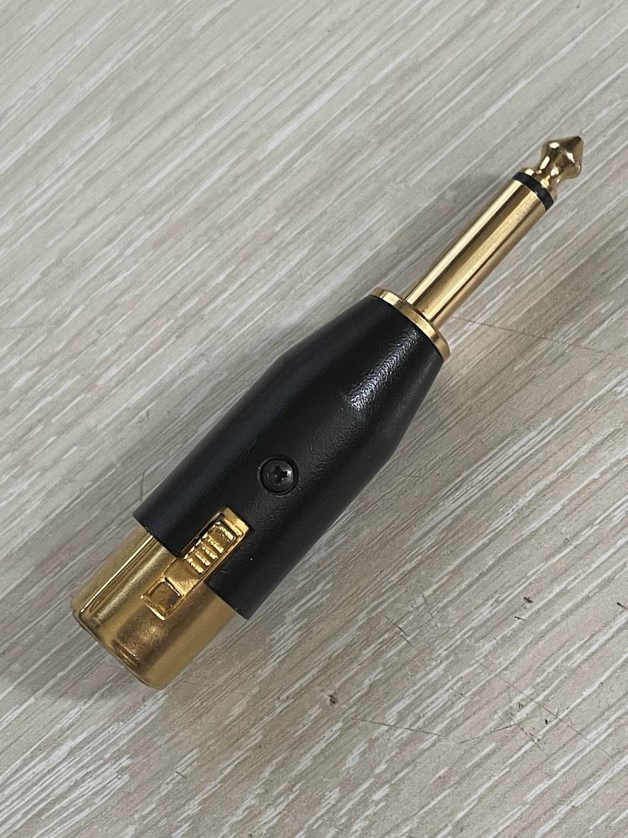 Aдapter XLRf -TS Jack 6,3mm
