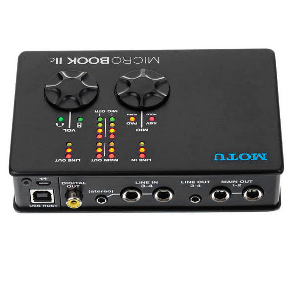 Аудиоинтерфейс MOTU MicroBook IIc 2